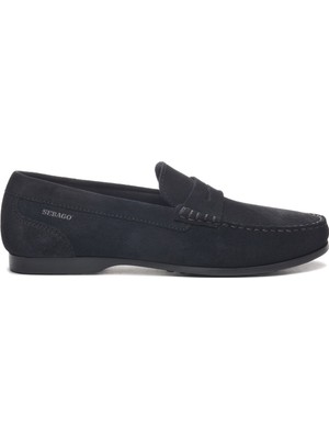 Sebago Deri Lacivert Erkek Günlük Ayakkabı Sebago Byron Suede