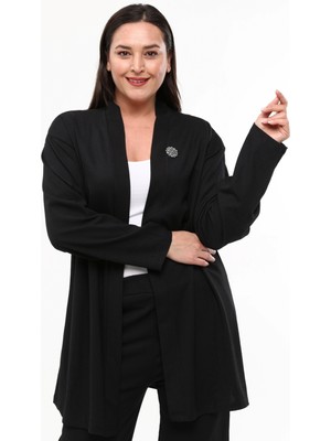 Laden Büyük Beden Kadın Anne Yazlık Baharlık Bürümcük Kumaş Pantolon Hırka Ikili Takım