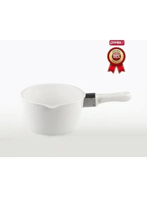 Es Dekor Kaserol 18CM Ily Mutfak Gereç Pişirme Tencere Beyaz Bulaşık Makinesinde Yıkanabilir 1 Adet