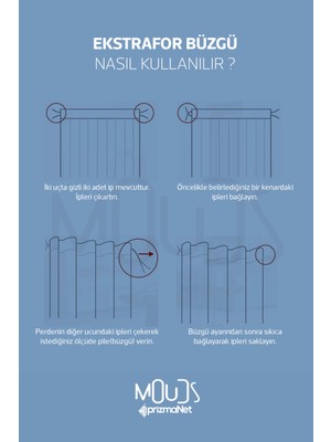 Moud's Anatolia 5 Desenli Süet Oturma Odası Salon Fon Perde Baskılı Ekstrafor Büzgü Tek Kanat PRD-1015