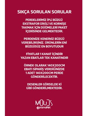 Moud's Kiraz Çiçeği Desenli Süet Oturma Odası Salon Fon Perde Baskılı Ekstrafor Büzgü Tek Kanat PRD-1023