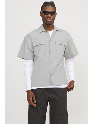 Jack & Jones Jcoaltıtude Shırt Ss OVERSIZED12251280 Taş