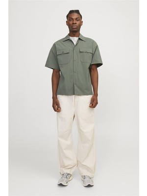 Jack & Jones Jcoaltıtude Shırt Ss OVERSIZED12251280 Yeşil