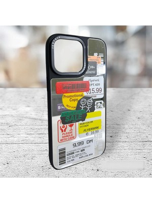 Bu Meydan iPhone 15 Pro Max Aynalı Desenli Silikon Telefon Kılıfı