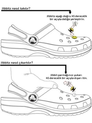 Birikiyedi Crocs Jibbitz Terlik Süs Ninja Kaplumbağa