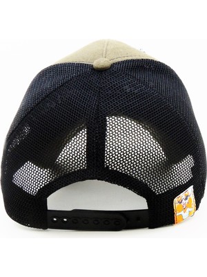 City Goat Trucker Bear TEAM-1058 Kod Logolu Unisex Haki-Siyah Şapka (Cap)