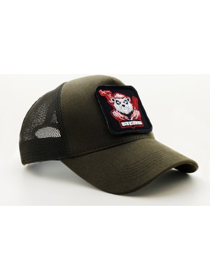 City Goat Trucker Panda TITAS-1085 Kod Logolu Unisex Haki Şapka (Cap)