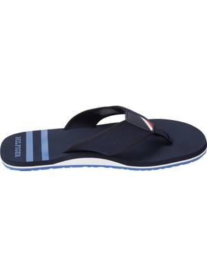 Tommy Hilfiger Lacivert Erkek Plaj Terliği Sporty Hılfıger Beach Sandal