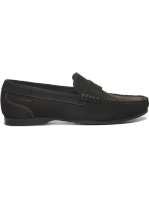 Sebago Deri Koyu Kahve Erkek Günlük Ayakkabı Sebago Byron Suede