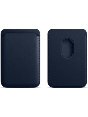 Sneezy Iphone 13 Mini-13-13 Pro-13 Pro Max Uyumlu Birinci Sınıf Magsafe Cüzdan Magsafe Deri Kartlık