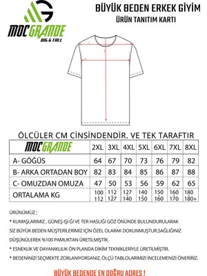 Moc Grande Mocgrande Erkek Büyük Beden Sıfır Yaka T-Shirt Rich 24134 Murdum