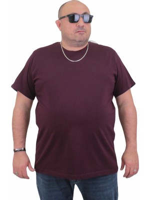 Moc Grande Mocgrande Erkek Büyük Beden Sıfır Yaka T-Shirt Rich 24134 Murdum