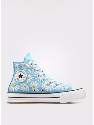 Converse Mavi Kız Çocuk Yürüyüş Ayakkabısı A06337C.457-CHUCK Taylor All Star