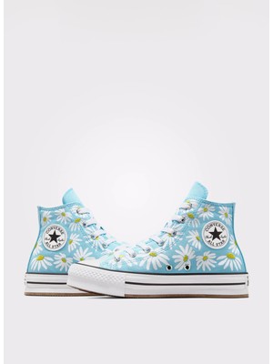 Converse Mavi Kız Çocuk Yürüyüş Ayakkabısı A06337C.457-CHUCK Taylor All Star