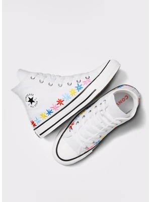 Converse Beyaz Kız Çocuk Yürüyüş Ayakkabısı A06311C.102-CHUCK Taylor All Star