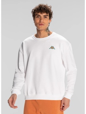 Kappa Sweatshirt, M, Beyaz