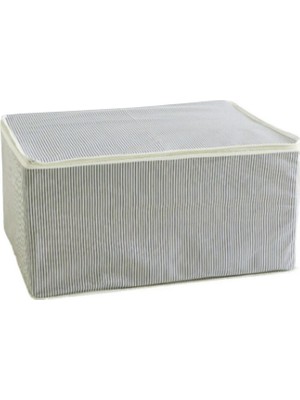 Gümüş Optimum Çizgili Yorgan Hurcu  100x50x50 | Gri