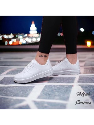 Selçuk Sönmez Beyaz Sneaker Spor Ayakkabı