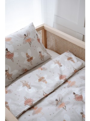 Nou Balerin Periler  Montessori Nevresim Takımı (100X200) - Fairy Garden