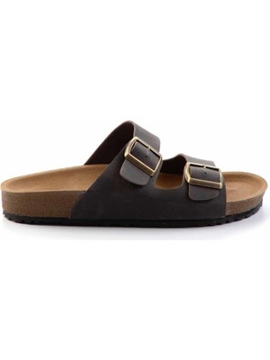 Bambi Kahve   Erkek Terlik E04446515209