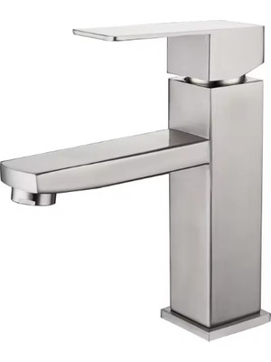 Yuen Lavabo Bataryası Sus304 Paslanmaz Çelik Inox Renk Modern Tasarım