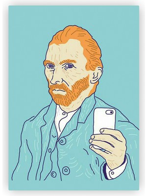 Zinbooz Van Gogh Ahşap Poster 20X29 cm