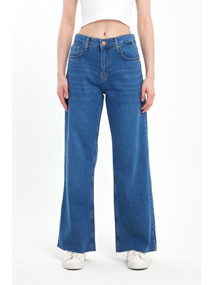 VICTORIA 010 Wide Leg Fit Denim Pantolon 0915