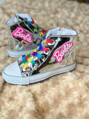 Gala Stil Gala Barbie Yazılı Renkli Bağcıklı Converse Ayk.