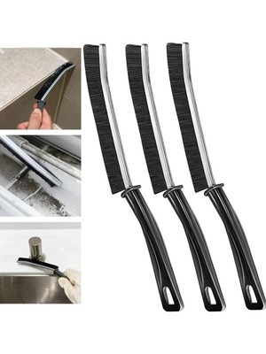 Hy Ticaret 3 Adet Aralık Temizleme Fırçası, Çok Amaçlı Fırça - Derz Arası Banyo Mutfak Lavabo