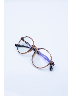 Lunox Riga Kahverengi Mavi Işık Filtreli Bilgisayar Ekran Gözlüğü