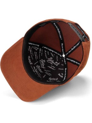 Black Börk V1 Baseball Never Give Up - 3sb Kod Logolu Unisex Camel Şapka (Cap)