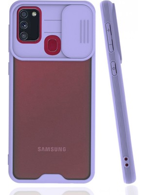 Nettech Samsung Galaxy M21 Uyumlu Platin Kamera Kızaklı Arka Koruma Kılıf