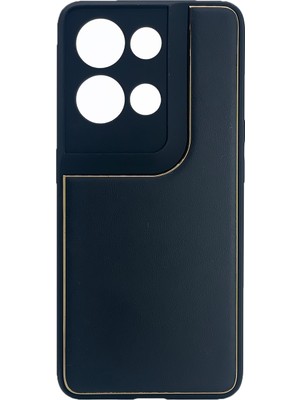 Nettech Oppo Reno 8 Pro Uyumlu Coco Leather Seri Arka Koruma Kılıf