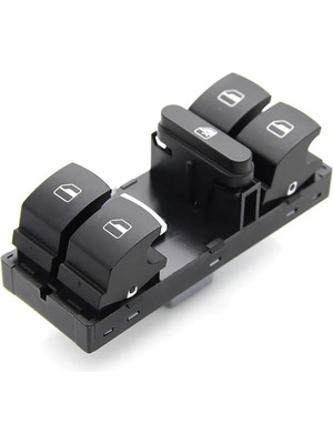 Taycarex Volkswagen Polo Kasa Sol Dörtlü Cam Açma Düğmesi Anahtarı 2009-2014 Krom