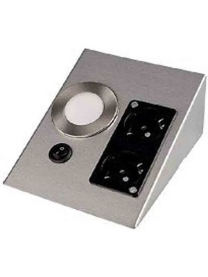 Cata CT-5109 2 Watt Çift Prizli Saten Kasa Tezgah Aydınlatma Günışığı