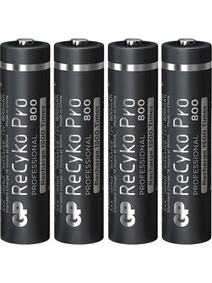 GP Recyko Pro Ince Aaa 800 Mah Şarjlı 4lü Pil GP85AAAHCB-2EB4 (GPRHCH83B205) (2818)