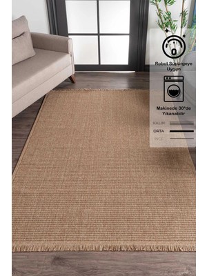 Andromeda Vetrina   Modern Dokuma Soft Tuşeli Sisal Cut Loop Masaj Mekan Salon Oda Halısı