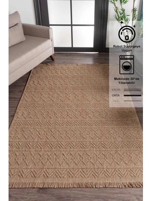 Andromeda Vetrina   Modern Dokuma Soft Tuşeli Sisal Cut Loop Masaj Mekan Salon Oda Halısı