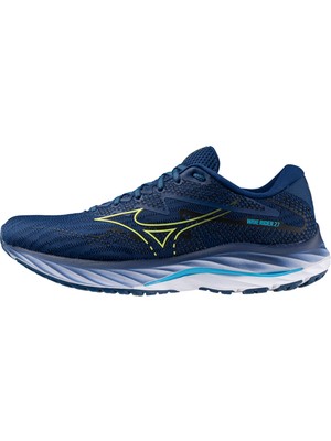 Mizuno Wave Rider 27 Erkek Koşu Ayakkabısı Lacivert