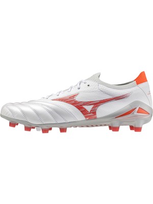 Mizuno Morelia Neo 4 Βeta Japan Erkek Krampon Beyaz  Kırmızı