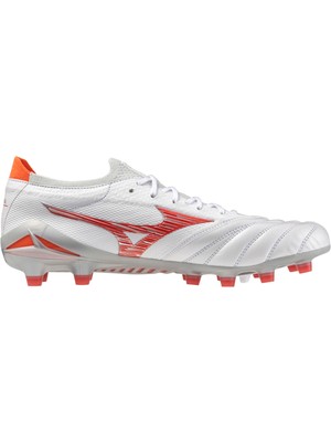 Mizuno Morelia Neo 4 Βeta Japan Erkek Krampon Beyaz  Kırmızı