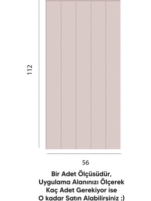 Msticker Ince Çizgili Duvar Panel Folyosu, Dekoratif Çizgili Duvar Desen Kaplama Folyosu