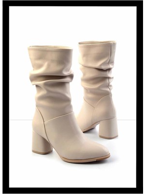 Bambi Bej  Kadın Bot & Bootie K02824243009