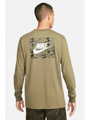 Nike Sportswear Men's Long-Sleeve T-Shirt - Green DR7821-222