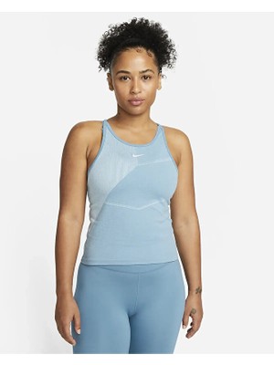 Nike Dri-Fıt Adv Aura Women's Slim-Fit Training Tank Top - Blue DV9775-440