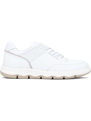 Tamer Tanca Erkek Hakiki Deri Beyaz Casual Ayakkabı 128 242291 Erk Ayk Y24 Beyaz Dr