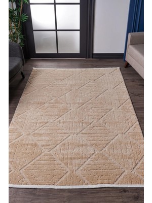 Andromeda Truva  , Peluş Soft Sisal Cut Loop Bukle Tavşan Tüyü Desenli Oturma Çocuk Yatak Odası Halısı