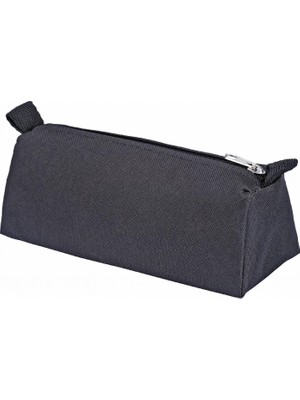 Brons Tek Bölmeli Üçgen Kalemlik BR 4020S Siyah