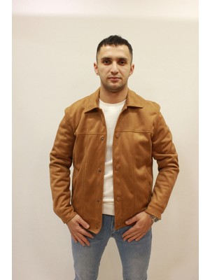 Cazador Caz 1049 Erkek Çıtçıt Kapamalı Nubuk Çeket