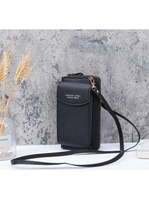 Qiuming Shop Mavi Stil Pu Lüks Çanta Bayan Çanta Woma Bayanlar El Çantaları Kadın Crossbody Çanta Çanta Debriyaj Telefonu Cüzdan Omuzdan Askili Çanta (Yurt Dışından)